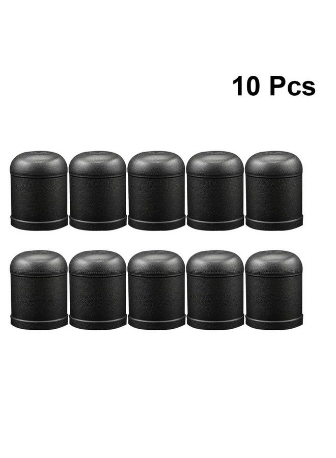 Toyvian 10Pcs Rolling Dice Cup Professional Black Dice Cup Cylindrical Dice Box Club Bar Entertainment Game For Party Decor - Image 3