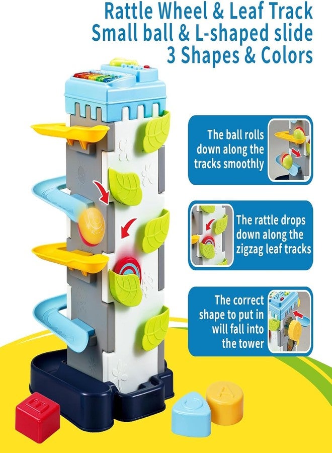 Samtop 4-in-1 Baby Ball Tower Toy with Music & Lights | Learning Activity for Toddlers 12-24 Months | Color Recognition & Shape Sorter | Ball Drop Playset for 1+ Year Old Boys & Girls - Image 2