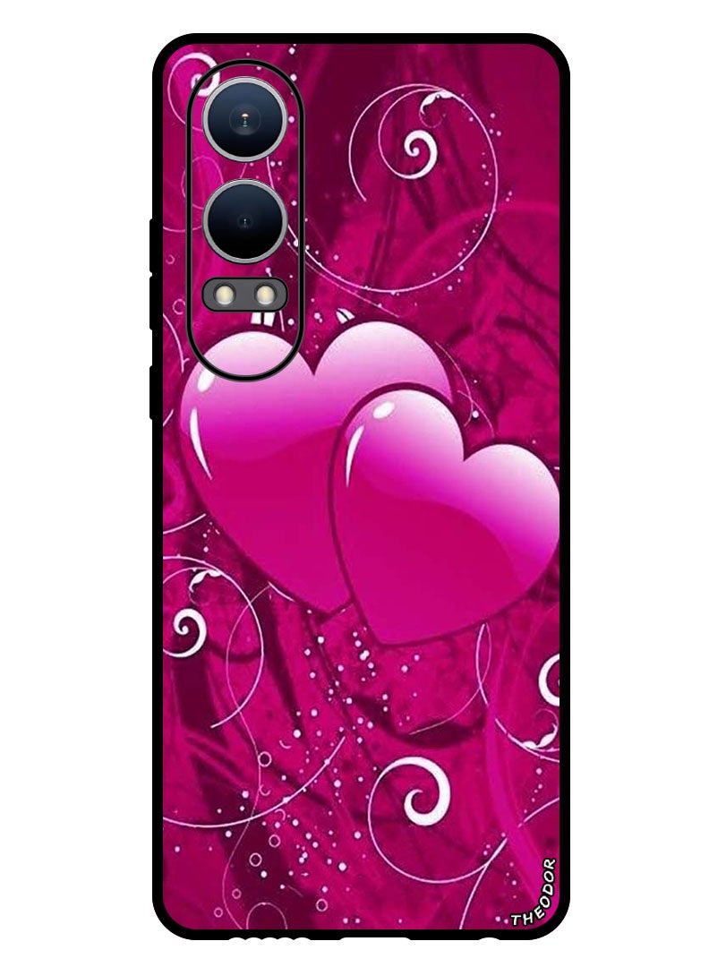 Theodor Protective Case Anti Scratch Shock Proof Bumper Cover For OnePlus Nord CE4 Lite Two Heart - Image 1