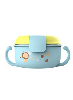 Generic Bowl for Kids with Internal Plate of  Stainless steel with double handle  - Image 1