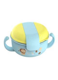 Generic Bowl for Kids with Internal Plate of  Stainless steel with double handle  - Image 3