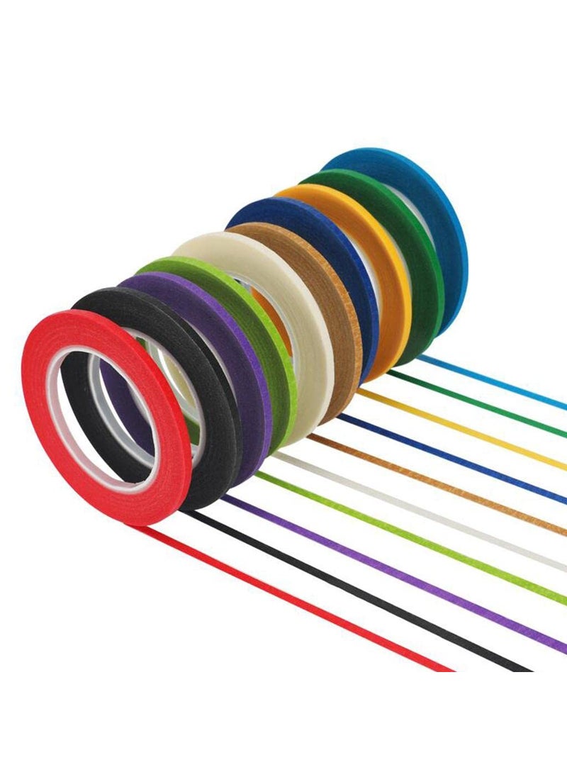 CALANDIS CALANDIS 10Pcs Draping Tape Mannequin Masking Tape SelfAdhesive Dress Form Red  - Image 1