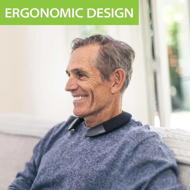 Avantree Torus Wearable Wireless Neck Speaker, Bluetooth 5.0, aptX HD, Low Latency, Personal Neckband Speakers with Retractable Earbuds, Superb Audio Quality, 3D Surround Stereo for Music TV (NB05) - Image 3