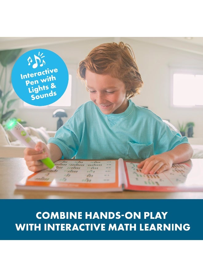 ليرننج ريسورسز مصادر التعلم - النقاط الساخنة - دعونا نتعلم الرياضيات - الصف الأول، كتاب تمارين تفاعلي يحتوي على 50 صفحة أنشطة وقلم ناطق، مناسب للأعمار من 6 سنوات فما فوق - Image 2