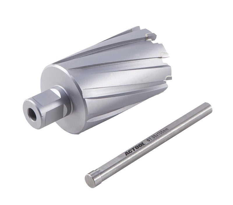 ACTOOL 1-13/16'' Diameter x 2'' Depth of Cut Carbide Tipped TCT ANNULAR Cutter with 3/4'' Weldon Shank - Image 4