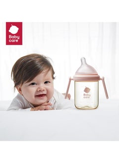 Babycare Babycare - Nopayon Pro Anti-Colic Feeding Bottle – Glacier Blue – 240ml for Babies 6 Months+ – BPA-Free, BPI Certified, Leak-Proof, Wide Neck, Soft Silicone Nipple, Easy to Clean, Baby Bottle for Milk, Safe & Durable, Ergonomic Grip, Heat-Resistant, Breastfed Baby Transition, Toddler Friendly  - Image 4