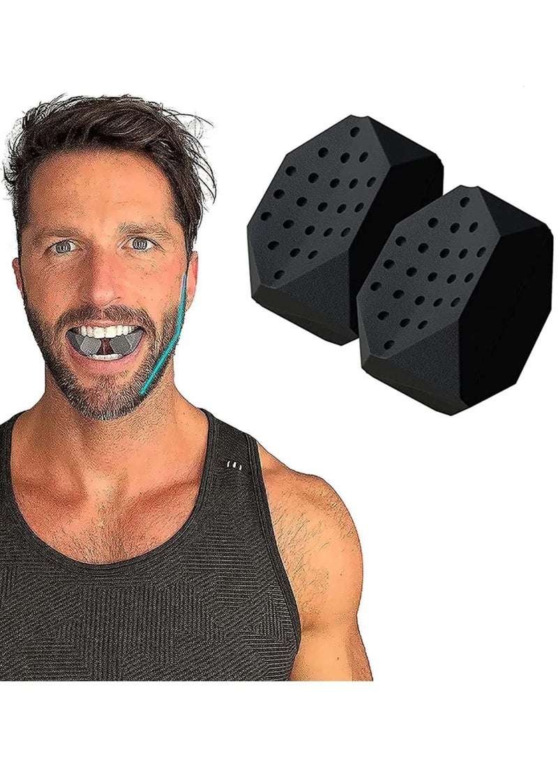 Rock Pow Jaw Exerciser Workout Kit Jawline Exerciser Face and Toning and Slimmer Face Exerciser Jawline Strengthener Strengthen Neck Stress Reducer for Men & Women for Slimmer Toned Face  - Image 1