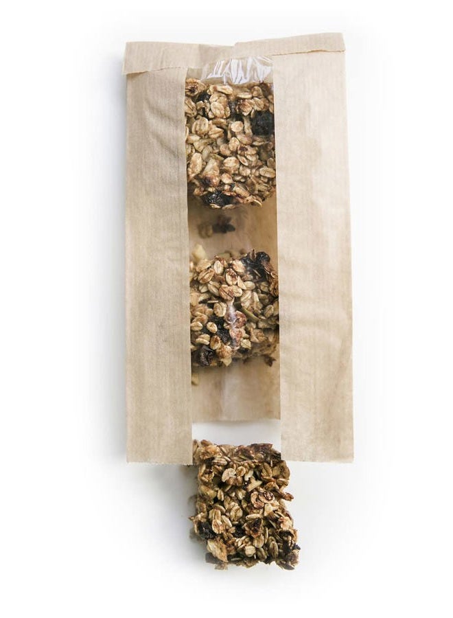 PackNWood 210SVIS2214 Brown Kraft Bag with Window for Food Storage - 8.7 x 5.5 x 2.4 - 1000 per case - Image 2