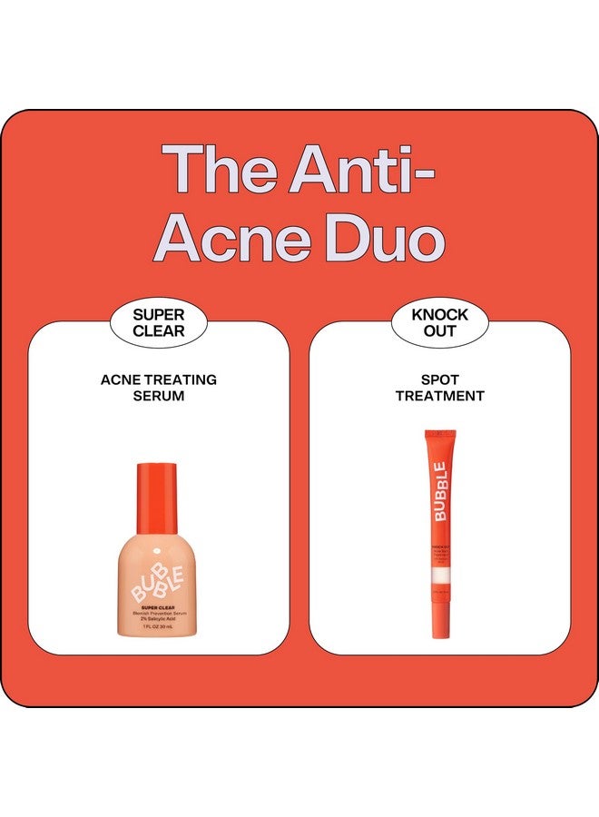 Bubble Skincare Knock Out 1.8% Salicylic Acid Acne Spot Treatment Deep Cleansing Blemish Spot Treatment With Wintergreen & Willow Bark Extract Clarifies & Calms Oily Skin (10Ml)  - Image 5
