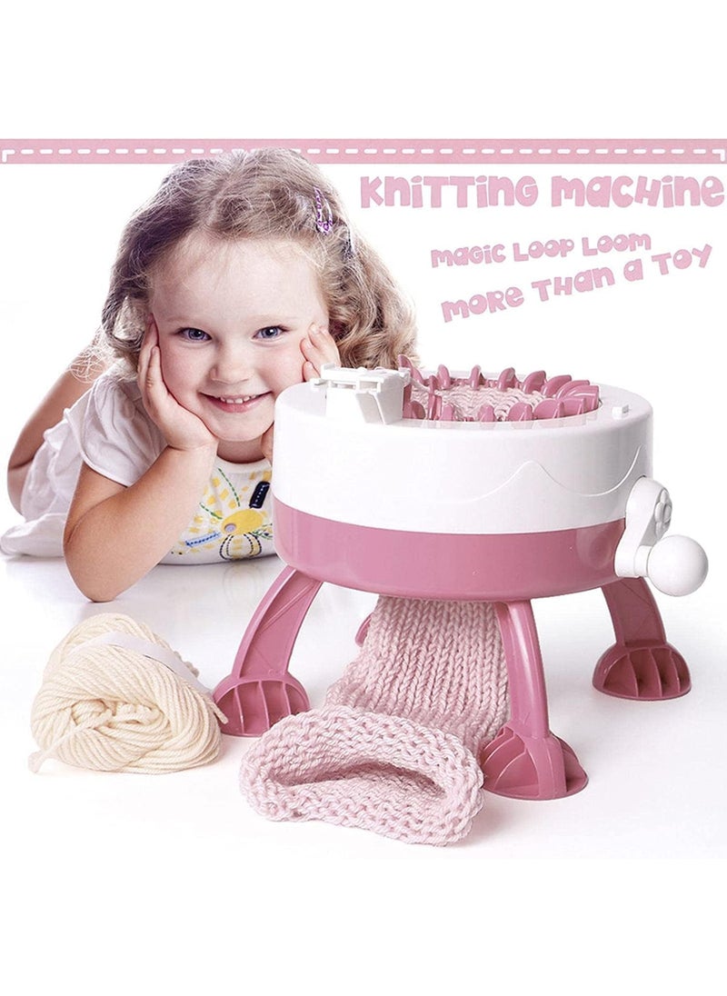 svk dream SVK DREAM Knitting Machine 22 Needles Smart Weaving Loom Knitting Board Rotating Double Knitting Loom Machine DIY Hand Artifact Wool Machine for Adults and Kids Pack of 1  - Image 5