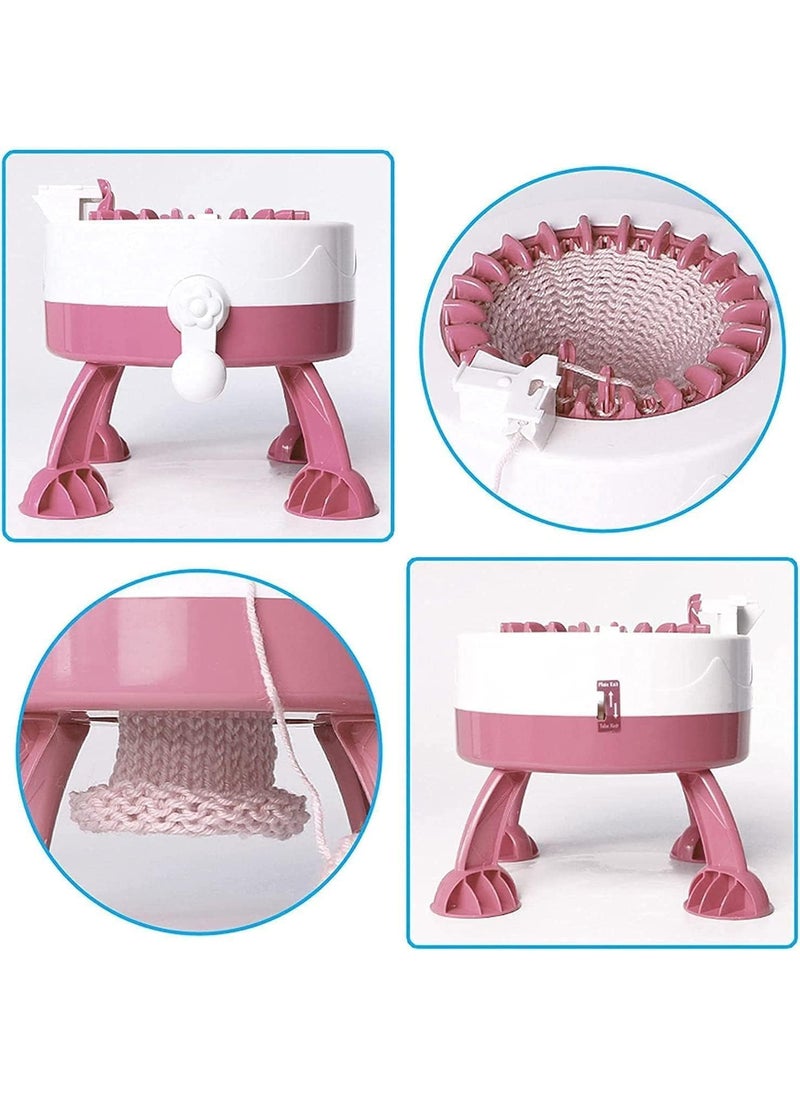 svk dream SVK DREAM Knitting Machine 22 Needles Smart Weaving Loom Knitting Board Rotating Double Knitting Loom Machine DIY Hand Artifact Wool Machine for Adults and Kids Pack of 1  - Image 3