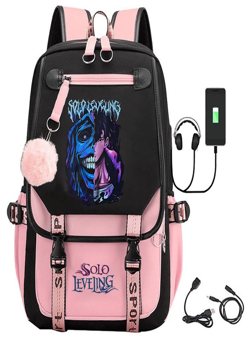 Solo leveling Children Bag Sackpack Backpack Laptop Sports Bags Fashion for  Kids