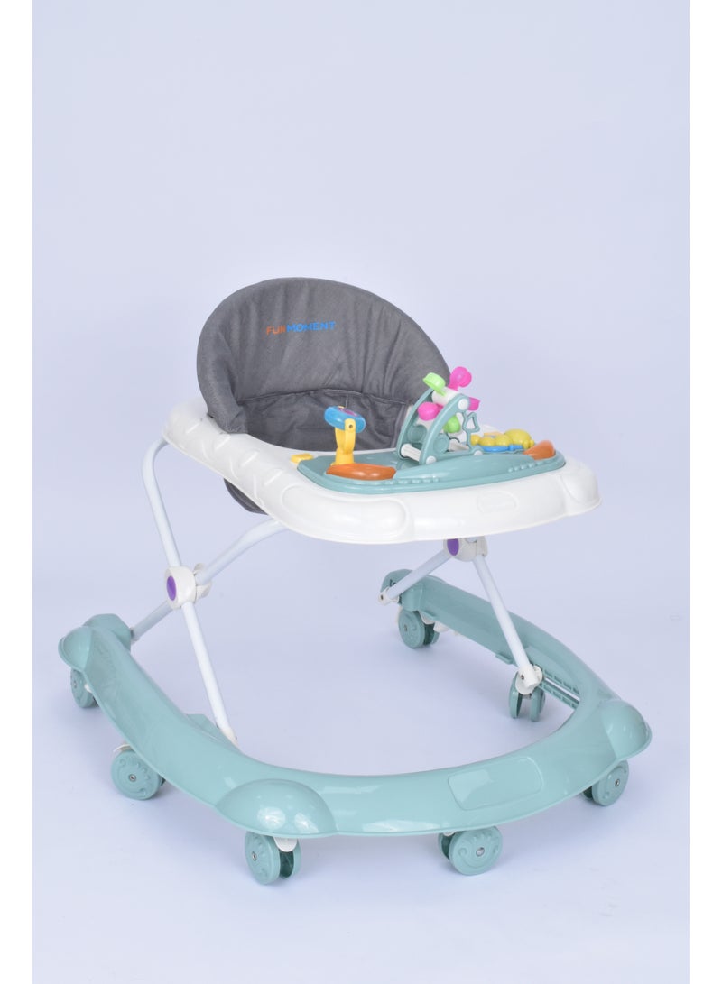 FUN MOMENT Baby Walker With Padded Soft Seat - Image 1