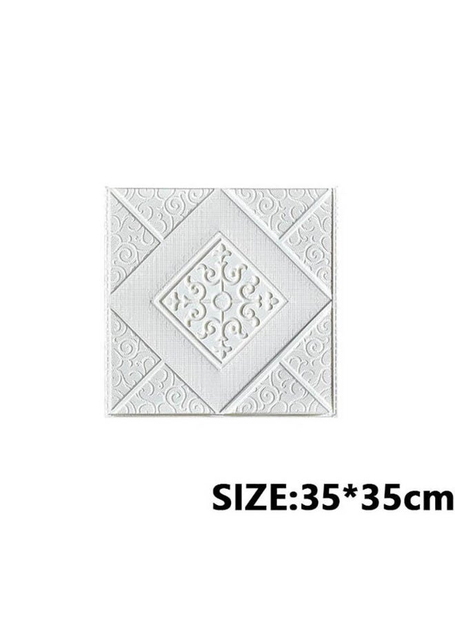 1/5/10Pcs 35*35cm Wallpaper Brick 3D Wall Sticker Foam Self Adhesive DIY  Living Room Decor Waterproof Paper 