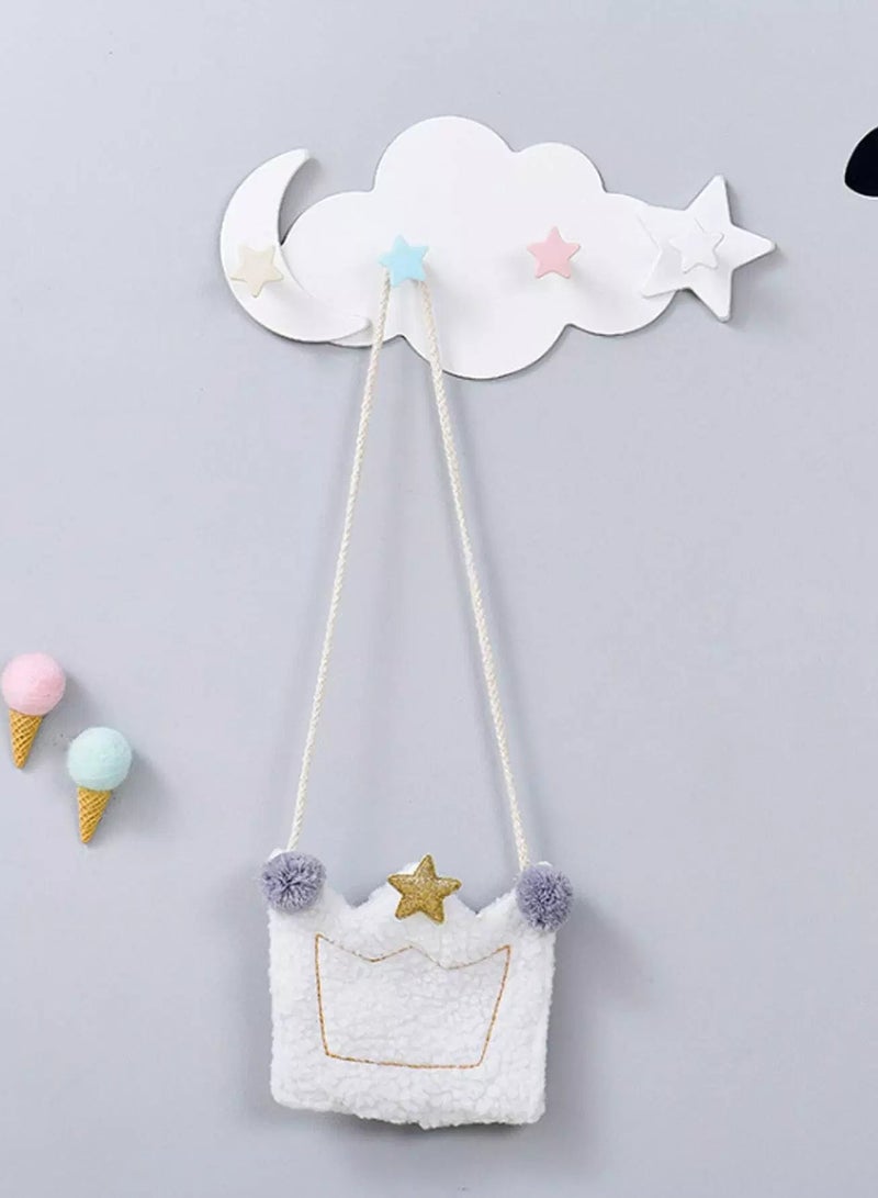 1pc Cloud Design Wall Hook  - Image 1