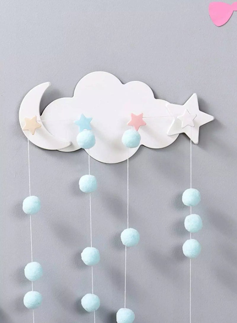 1pc Cloud Design Wall Hook  - Image 4