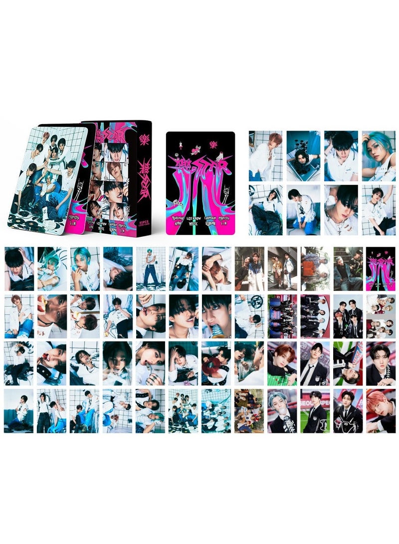 EHOME 55Pcs Stray Kids Photo Card New Album ROCK STAR Lomo Card - Image 2