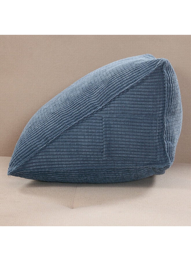 Avivi Cushion, Headboard Triangle Pillow Backrest, Soft Pack Lumbar Support Sofa Throw Pillow Lumbar Pillow Corn Blue - Image 5