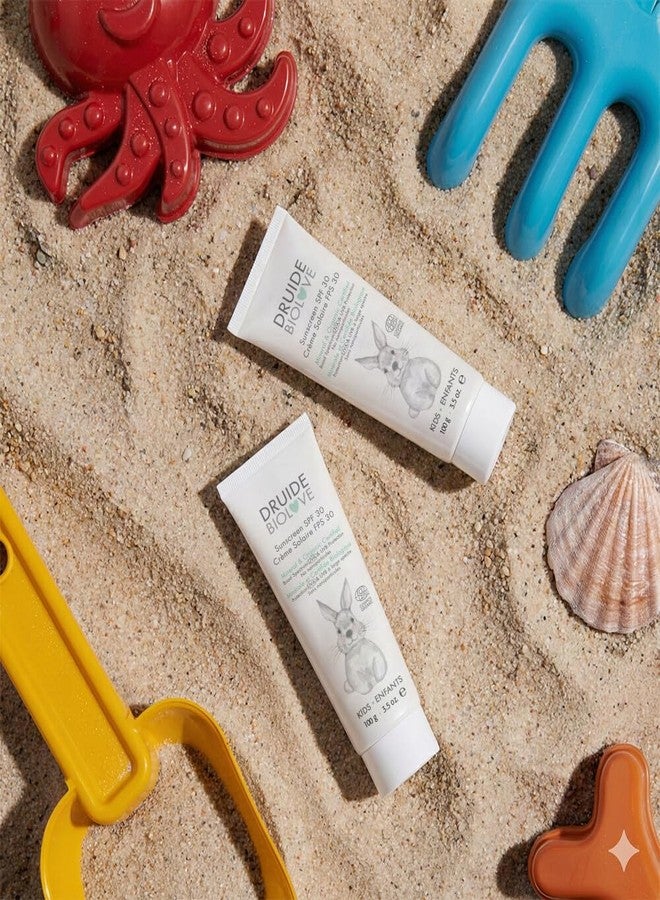 DRUIDE Baby Sunscreen SPF30 For Kid-Safe,Reef-Friendly Organic Sunscreen Care, Zinc Formula, Made in Canada Natural Paraben-Free,Travel Size - 100 g (3.5 oz Coconut, Vanilla - Image 4