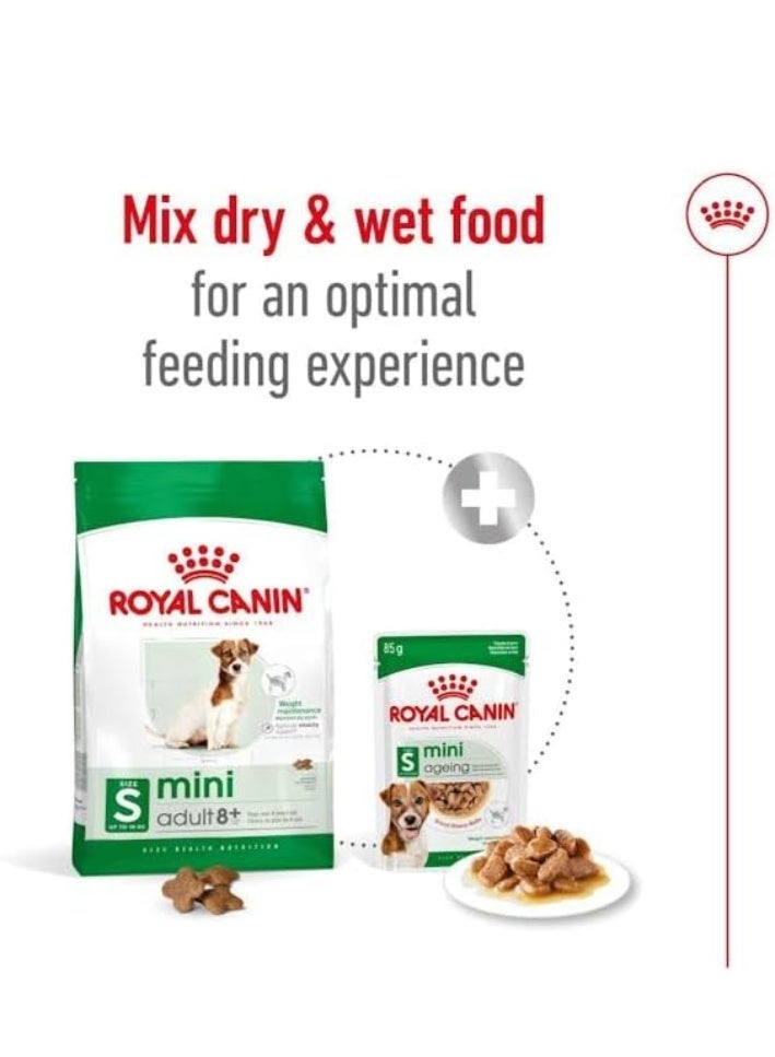 رويال كانين طعام رويال كانين الجاف للكلاب البالغة من السلالات الصغيرة (8 سنوات فأكثر وحتى 10 كجم)، 2 كجم - Image 4