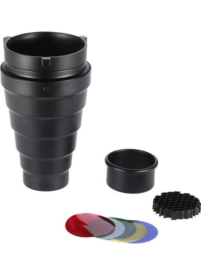 NIBEMINENT Flash Conical Snoot With Honeycomb Grid Color Filter Kit Multicolour  - Image 5