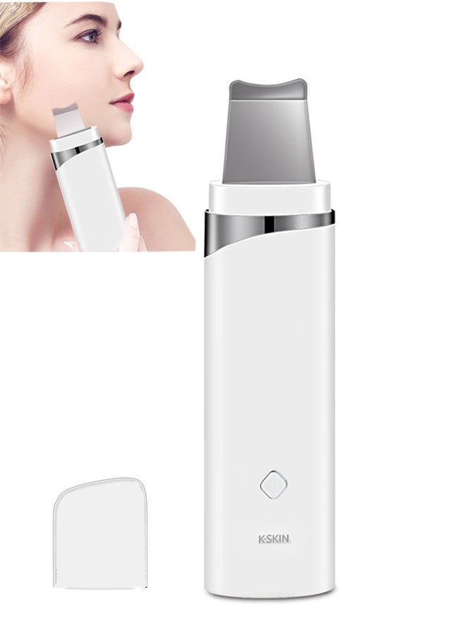 K.SKIN - Skin Scrubber,Ultrasonic EMS Ion Exfoliating Device Face Cleanser and Blackhead Remover Pores Cleaning Wrinkle Remover Comedone Extractor Skin Care - Image 1