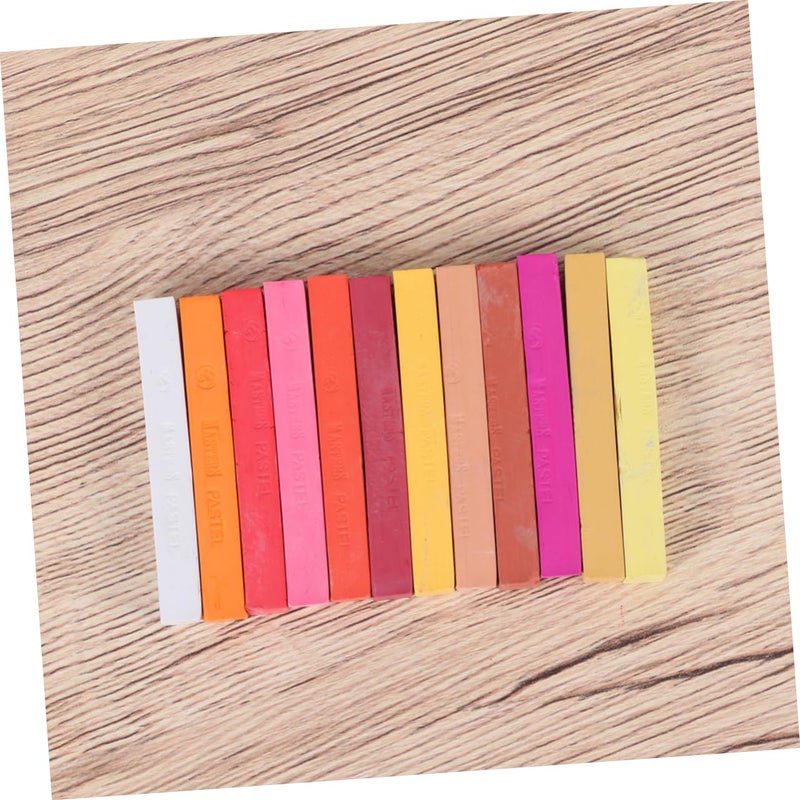 24 Pastel Chalk Sticks Pencils For Art Sketching Oil Pastel Graffiti Drawing - Image 3