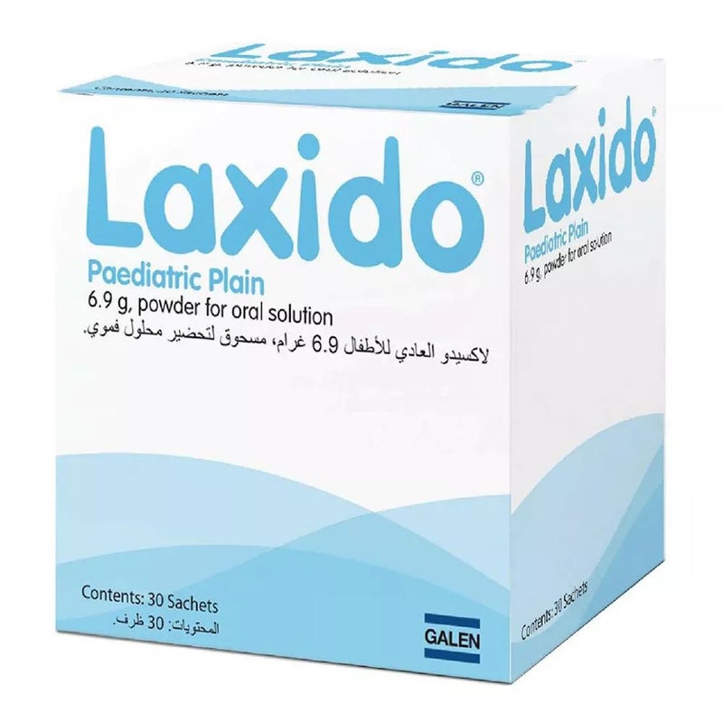 LAXIDO 6.9G PEDIATRIC SACHET PLAIN 30'S