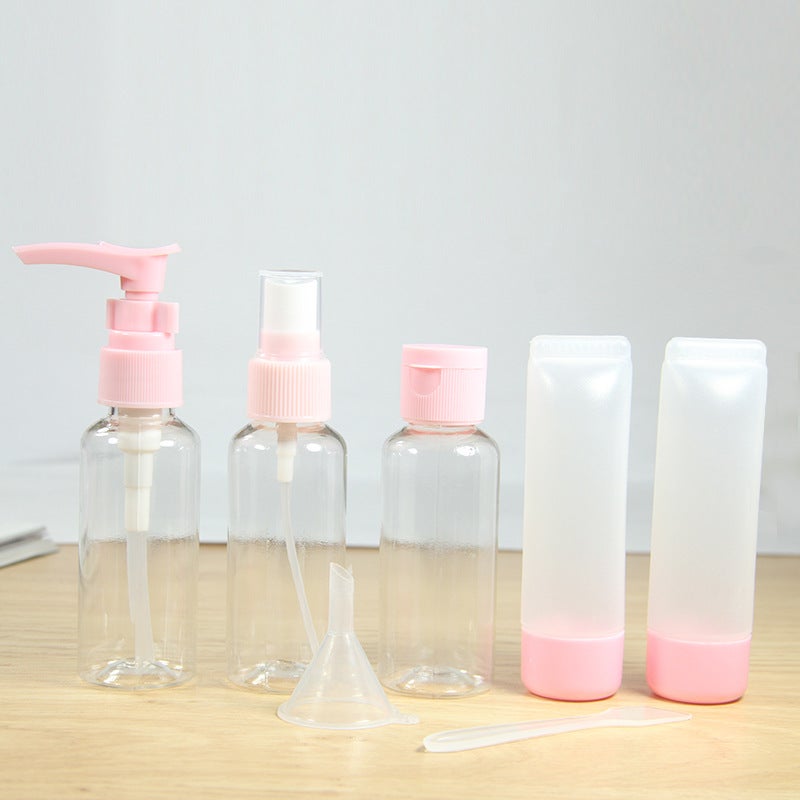 Travel Seven-Piece Set Bottling Squeeze Spray Storage Bottle Emulsion Bottle Cosmetic Classification Bottle - Image 5