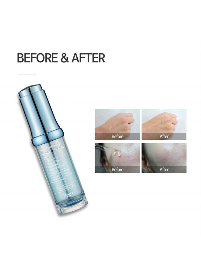 the plant base Waterfall Moist Balanced Hyaluronic Acid 100 Moisturizing Ampoule 20ml, Rich Moisture, Korean Skincare, Facial Ampoule, Paraben Free - Image 2