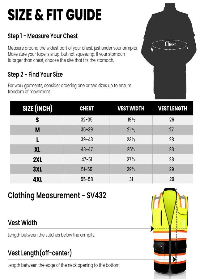 ArcRidge Reflective Safety Vest for Men and Women - Class 2 High Visibility Construction Vest - Dual Tone Reflective Strips - Image 5