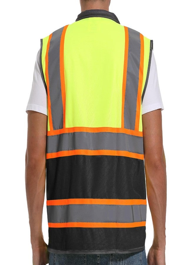 ArcRidge Reflective Safety Vest for Men and Women - Class 2 High Visibility Construction Vest - Dual Tone Reflective Strips - Image 4