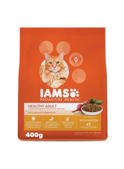 Iams Adult Dry Cat Food with Chicken 400g  - Image 1
