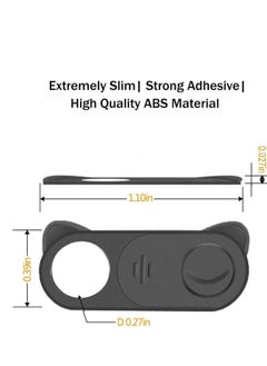 Y&D Webcam Cover Slide Ultra-Thin for Laptop, MacBook Pro, iMac, iMac Mini, iPad Computer Web Camera Protecting Your Privacy Security (5Pcs)  - Image 2