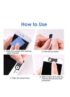 Y&D Webcam Cover Slide Ultra-Thin for Laptop, MacBook Pro, iMac, iMac Mini, iPad Computer Web Camera Protecting Your Privacy Security (5Pcs)  - Image 3