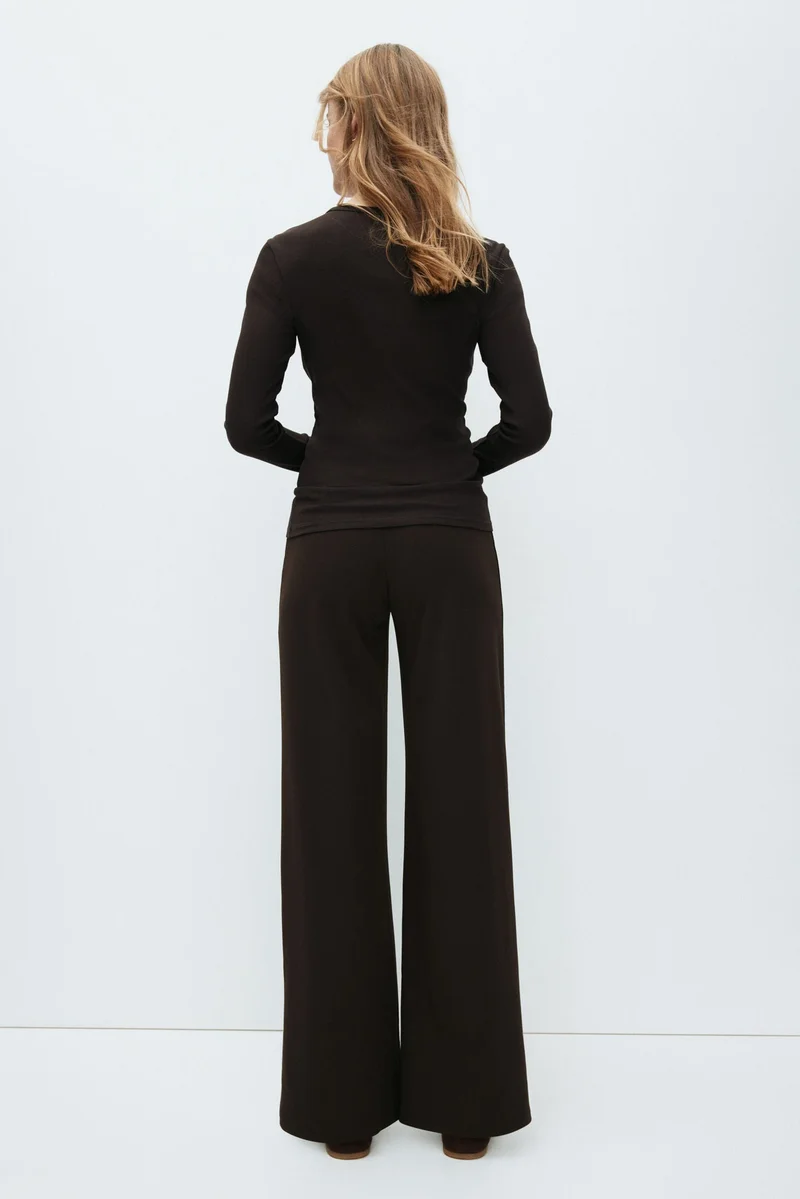 H&M  MAMA Wide trousers for Women | Best Price UAE