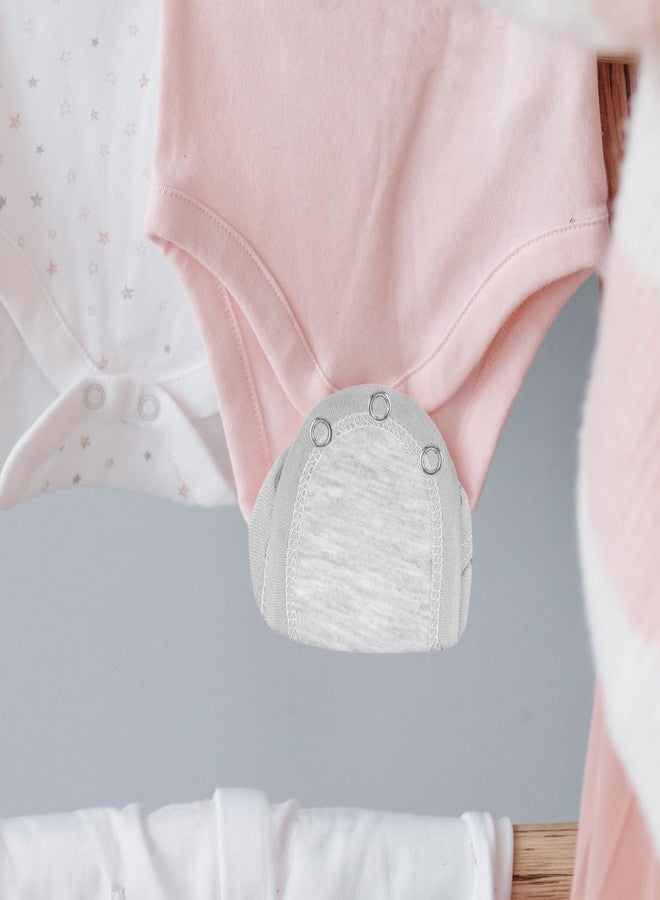 RORPOIR Baby Bodysuit Extenders Snap Design for Toddler Jumpsuits Soft Cotton Double Layer for Extra Warmth and Comfort 4-Pack Baby Onesie Extension Snaps Compatible with Clothes - Image 3