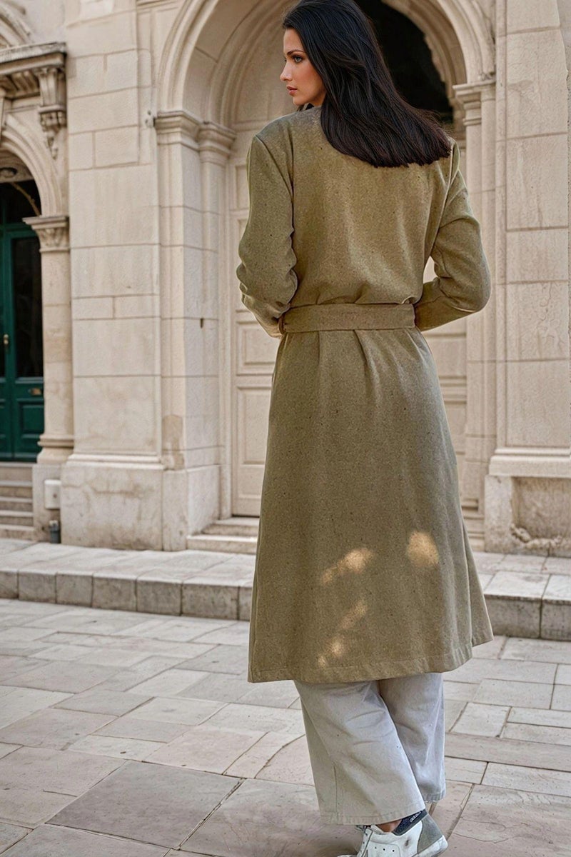 Weshaya Coat Women Caramel - Image 2