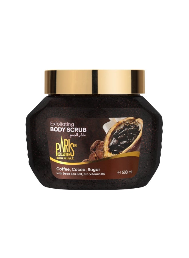 Paris Collection Coffee Cocoa Sugar Scrub Unisex 500ml - Image 1