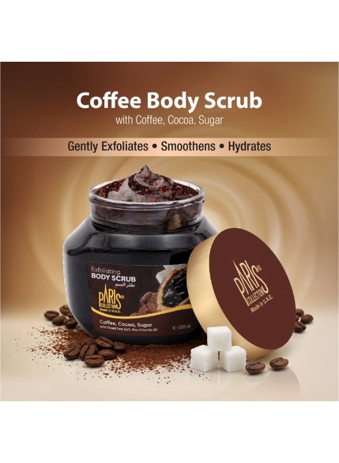 Paris Collection Coffee Cocoa Sugar Scrub Unisex 500ml - Image 4