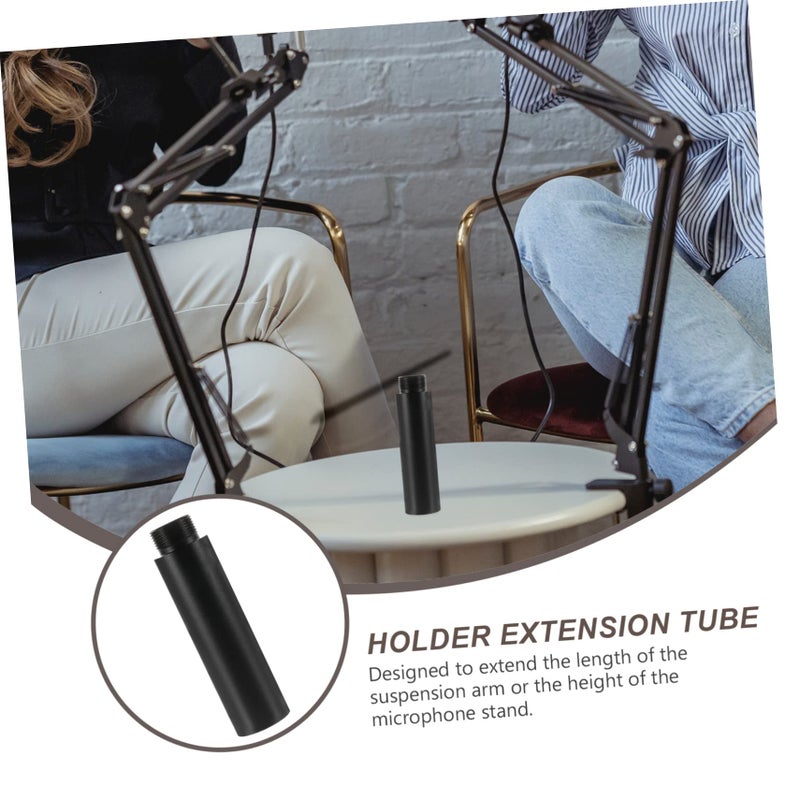 Aluminum Microphone Stand Extension Tube 7 5cm For Studio Broadcast Easy Installation - Image 3