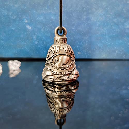 GARGOYLE BELLS Motorcycle Bell With Hanger for Biker - Good Luck Biker Accessories, Key Chain With Delicate Luck Bell - Image 4