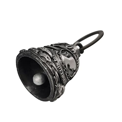GARGOYLE BELLS Motorcycle Bell With Hanger for Biker - Good Luck Biker Accessories, Key Chain With Delicate Luck Bell - Image 3