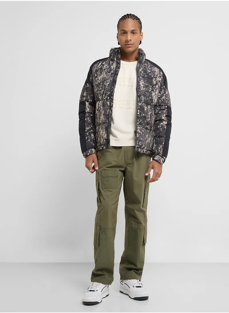 JACK & JONES Printed Puffer Jacket