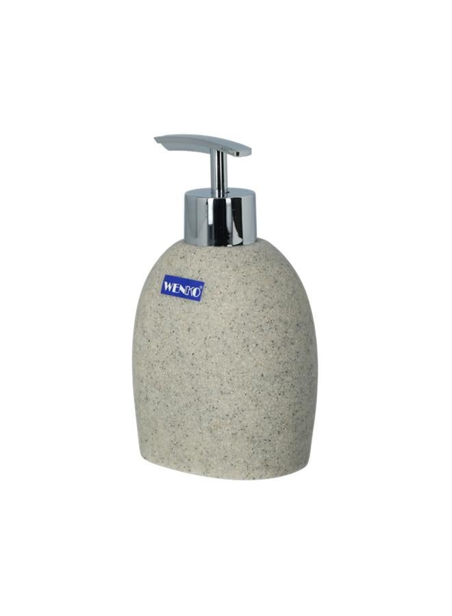 Wenko Soap Dispenser Light Grey And Silver - Image 3