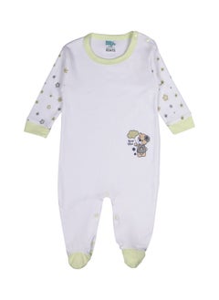 Babies Basic 5 Piece Unisex 100% Cotton Gift Set Include Bib, Romper, Mittens, Cap And Sleepsuit/Jumpsuit  - Image 2