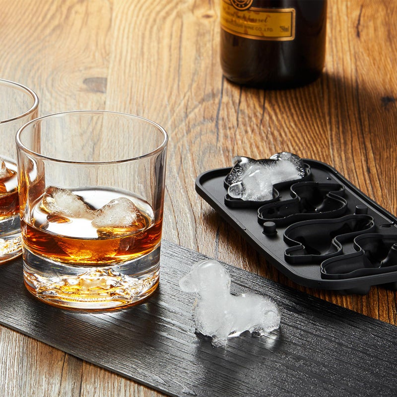 ACOOKEE 3D Dachshund Dog Ice Cube Mold, 4 Hole Fun Shapes Large Dachshund Dog Ice Cube Tray for Whiskey,Cocktail,Bourbon, Cute Novelty Dachshund Gifts for Women, BPA Free - Image 4