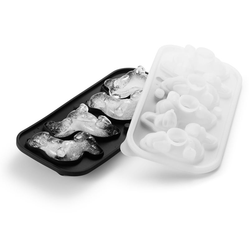 ACOOKEE 3D Dachshund Dog Ice Cube Mold, 4 Hole Fun Shapes Large Dachshund Dog Ice Cube Tray for Whiskey,Cocktail,Bourbon, Cute Novelty Dachshund Gifts for Women, BPA Free - Image 5