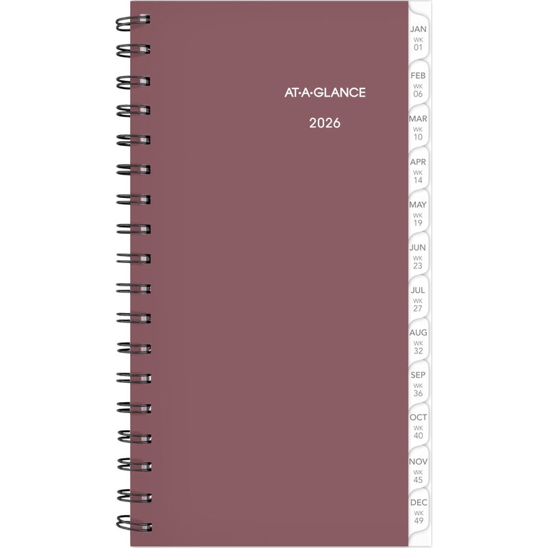 AT-A-GLANCE 2026 Planner Refill, Weekly, 3-1/4" x 6-1/2", Portable Size 2 (064-287-26) - Image 1