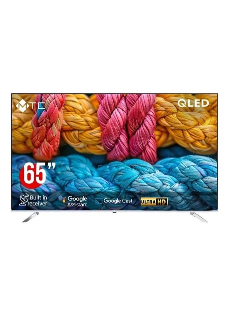 MTC TV 65 Inch 4K UHD Smart Google TV QLED - QMT65UH700GO - Image 1